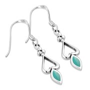 Turquoise Sterling Silver Earrings, E396